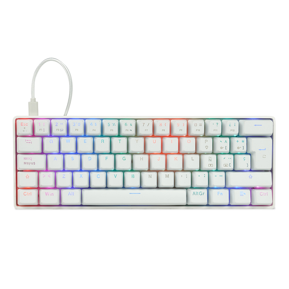 Teclado Mecánico GAME FACTOR KBG560-WH